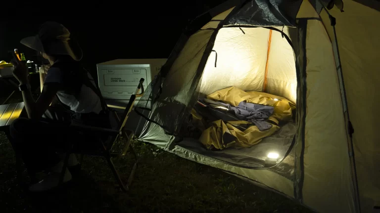 acampada al aire libre